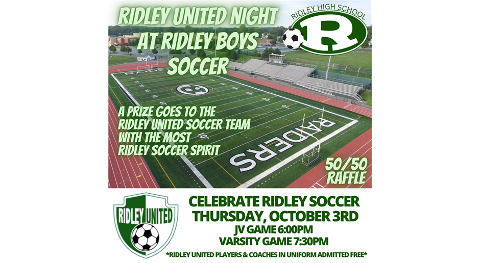 Community Night at RHS October 3rd